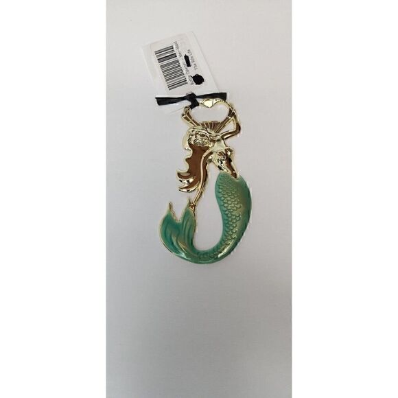 š
ŗGoldāMetalā&āGreenāEnamelĀ MermaidāBottleāOpenerābyāBlush - Picture 4 of 5